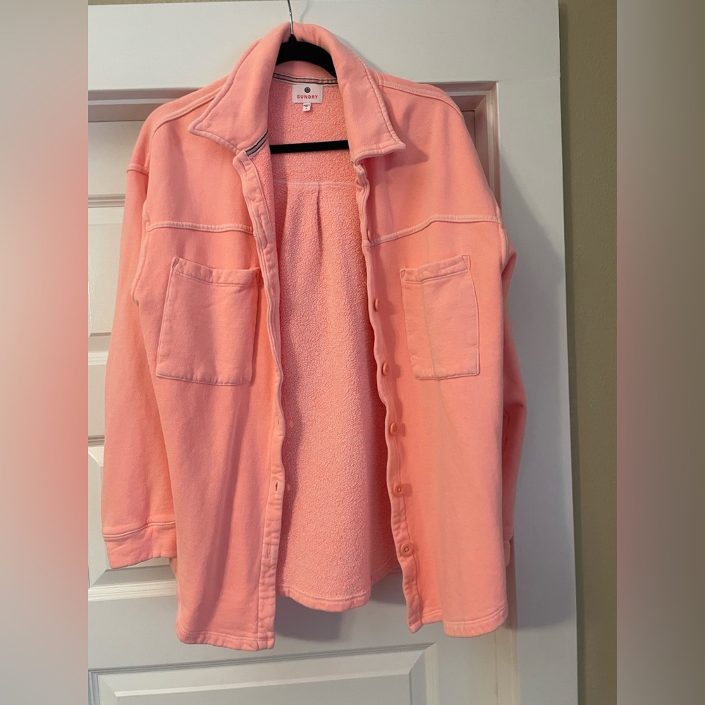 Sundry Coral Pink Sweatshirt